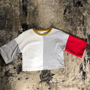 All Row boxy cropped tee